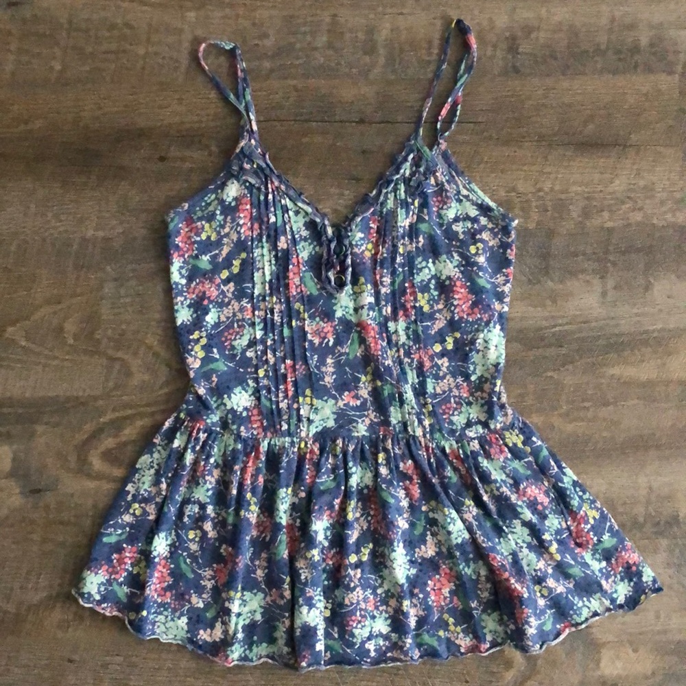 Floral tank top